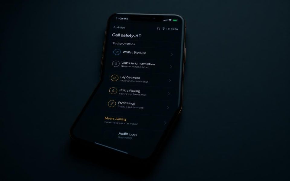 Tampilan aplikasi Dragon OnSafer — Kontrol Kebijakan Panggilan di Perangkat Android